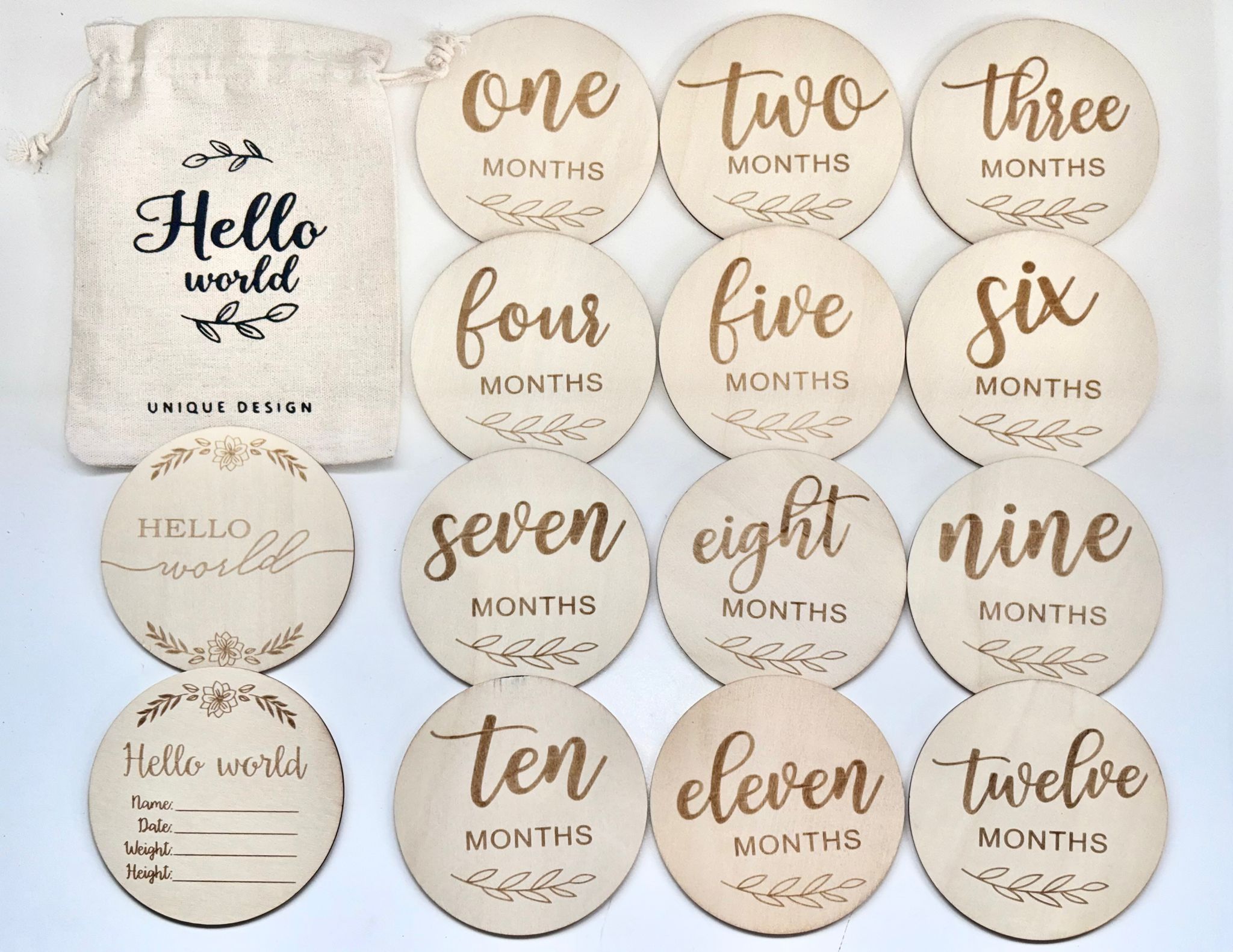 Baby Milestone Discs