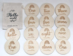 Baby Milestone Discs - Rainbow