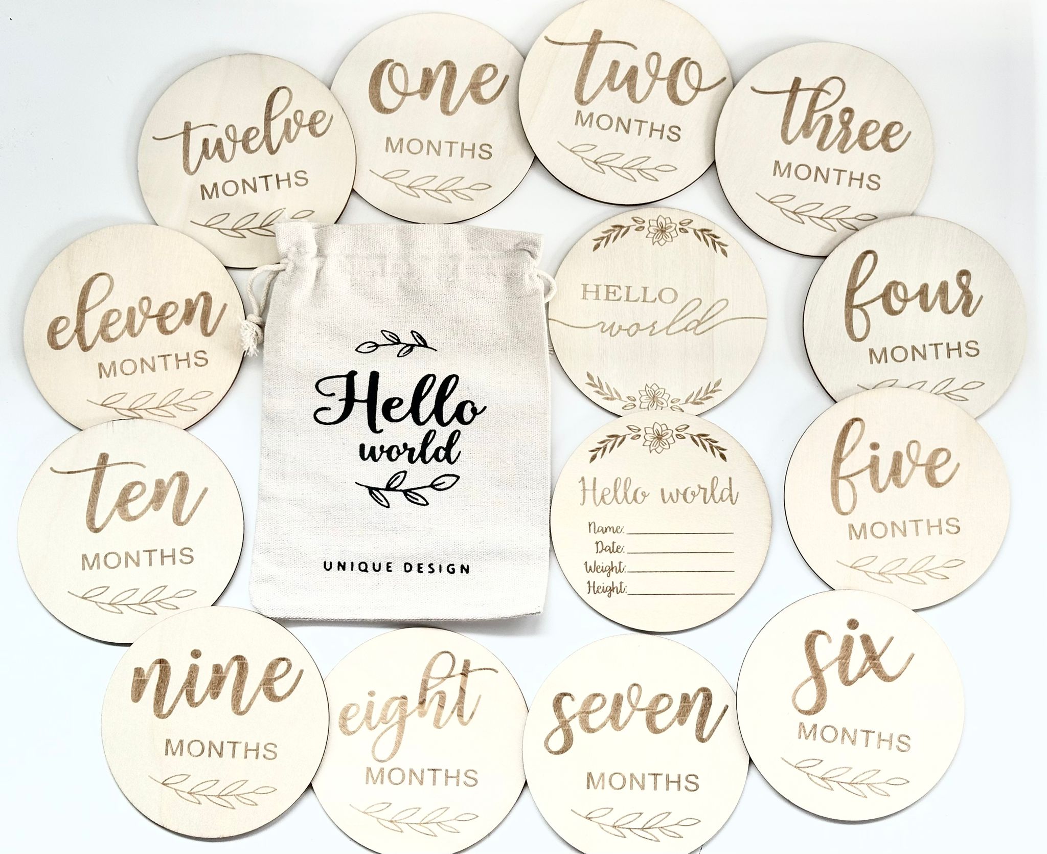 Baby Milestone Discs